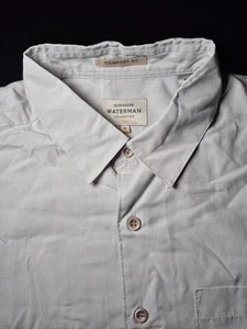 Mens Small Quicksilver Waterman Collection Comfort Fit Short Sleeve Button Up... - Picture 1 of 14