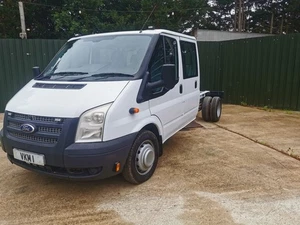 Ford transit chassis double cab one council owner from new 2014 reg - Picture 1 of 15