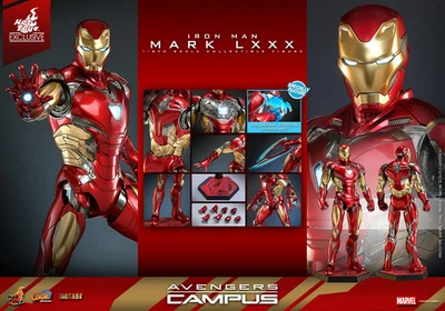 D23 Exclusive Hot Toys Avengers Campus Iron Man Mark LXXX 1/6 Figure CMS018-D60! - Image 1 of 4