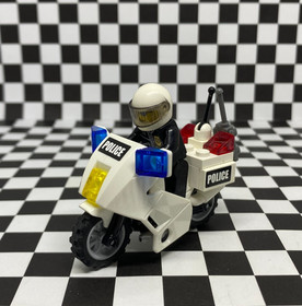 LEGO City 2005 Police Motorcycle Set Black Sticker 7235