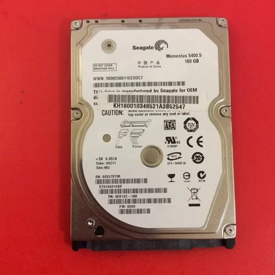 Apple Macbook Pro Mac Mini 160GB SATA Hard Drive With OS X 10.5 Leopard - Image 1 of 2