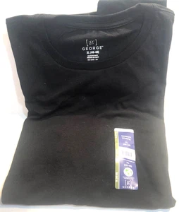 NEW George Men's Crew T Shirt Size Extra Large ( XL) Black - Picture 1 of 1