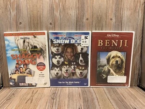 3 - New Sealed Disney Dog DVDs Benji Shaggy Dog Snow Dogs Family Fun - Picture 1 of 7