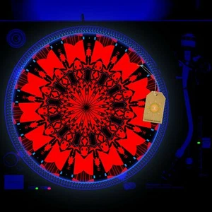 King Goat Turntable Slipmat GLOW BLACKLIGHT 12 inch for DJ Vinyl LP - Picture 1 of 2