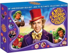 Willy Wonka & the Chocolate Factory 40th Anniversary NEW BLU-RAY & DVD COMBO SET