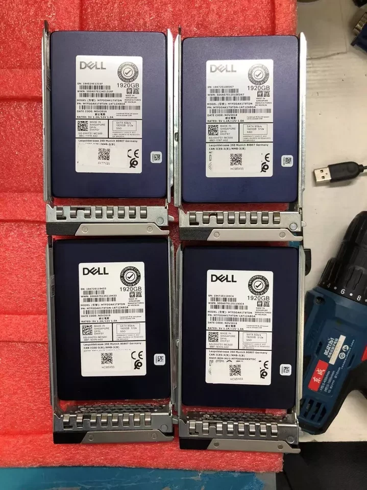 Dell XKF5Y 0XKF5Y 1.92TB Read Intensive TLC SATA 6GBPS 2.5" SSD G14 15 16 Tray - Image 1 of 1