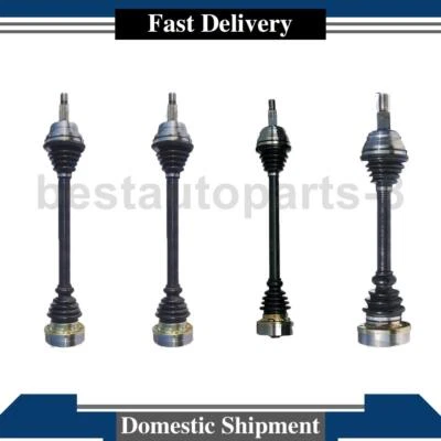 TrakMotive Front Rear CV Axle Joint Shaft Assembly For 1988 Volkswagen Quantum - Image 1 of 4