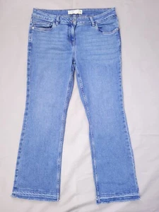 Next Jeans Size 16 Petite Bootcut Mid Rise Soft Comfort Stretch - Picture 1 of 5