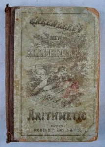 New Elementary Arithmetic Antique Book By Benjamin Greenleaf Copyright 1878 (O) - Picture 1 of 12