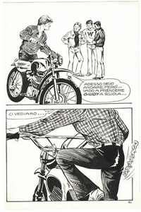 ORIGINAL FUZZY TISCH EDIFUMETTO Parodie Fonzi - Bild 1 von 1