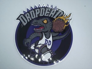 Drop Dead Clothing Co. Basketball Dino Vinyl Sticker EXTREMELY RARE!!!! - Picture 1 of 1