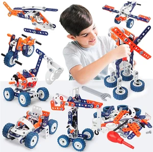 Building Toys for Boys Age 8-12, Boys Toys Age 6-8, Erector Set for Boys 6-8, 15 - Picture 1 of 7