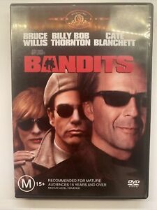 Bandits DVD Region 4 Crime Comedy Drama Bruce Willis Cate Blanchett Movie 2001