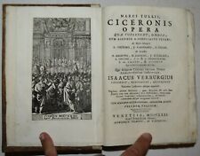 CICERONE - fig. 1731 - ORATIONES - 3 volumi 