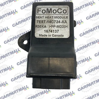 Módulo de controle de temperatura assento aquecedor dianteiro Ford Edge 2007-2014 7E5T-14C724-AA - Imagem 1 de 4