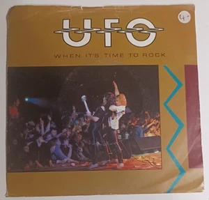 UFO + PATCH When It's Time To Rock Chrysalis CHS 2672 7inch vinyl single - Picture 1 of 3