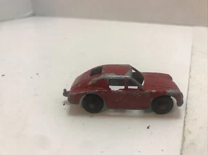 Vintage Tootsie Spielzeug Porsche Sportwagen rot Metallspielzeug - Bild 1 von 5