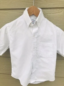 Tom Sawyer Elderwear Boys Size 6 White Short Sleeve School Uniform Shirt Top - Picture 1 of 7