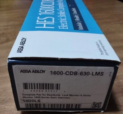 Assa Abloy 1600-CDB-630 LMS 1600 Series ELECTRIC STRIKE WITH LMS NEW/ SEALED - Image 1 of 4