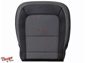 2018 2019 Chevy Colorado Z71-Driver Side Bottom Cloth Seat Cover Black/Dark Gray - Picture 1 of 12