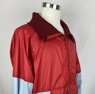 Marmot Lynx DriClime Anorak Men's Size XL Jacket Retro Team Red/Celestial Blue  - Image 1 of 4