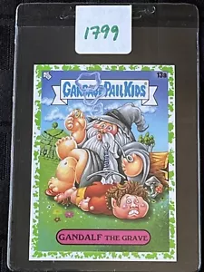 2022 Topps secchio della spazzatura bambini libro vermi booger verde Gandalf the Grave 13a - Foto 1 di 3