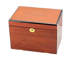 Classic wooden jewellery box - 4 layers - Picture 1 of 5