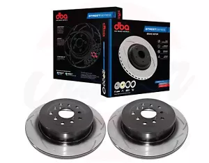 Rear Brake Discs Set DBA Street T2 For Subaru Impreza STI Forester 316mm - Picture 1 of 3