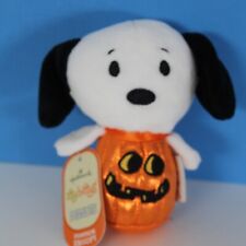 Hallmark Itty Bittys Snoopy Peanuts Pumpkin Halloween NWT