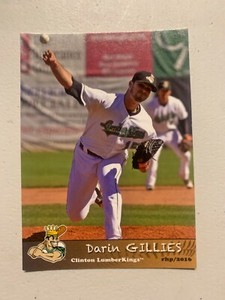 Darin Gillies 2016 Clinton Lumber Kings Team Card