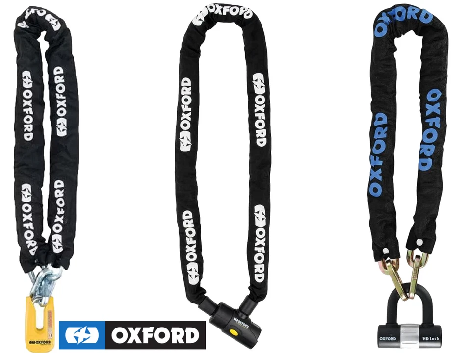 Oxford Motorcycle Chain Lock High Security Heavy Duty Padlock Alarm - Image 1 of 1