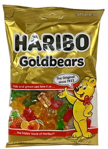 Caramelo de goma Haribo Goldbears 8 oz gomoso - Imagen 1 de 1