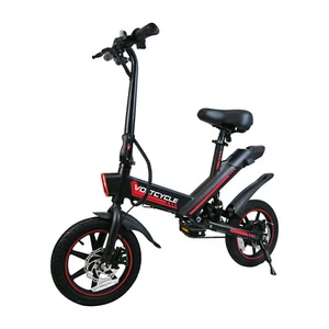 14" Folding Electric Bike for Adults Teens 350W 36V/10.4AH Commuter City E-Bike - Picture 1 of 11
