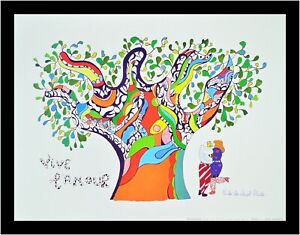 Niki de Saint Phalle Poster Kunstdruck Bild im Alu Rahmen Vive l'amour 35x45cm