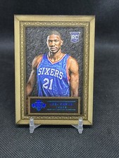 2014-15 Joel Embiid Court Kings RC Portrait Sapphire #9 /25 Rookie #63 