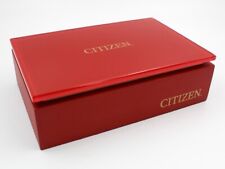 Novità Citizen Scatola Vintage Elegante Colore Rosso Unisex Watch Box RED
