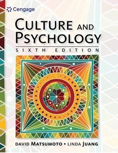 Culture and Psychology by Linda Juang and David Matsumoto (2016, Hardcover,... - Picture 1 of 4