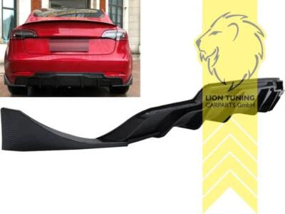 Heckansatz Heckspoiler Diffusor für Tesla Model 3 carbon optik - Bild 1 von 4
