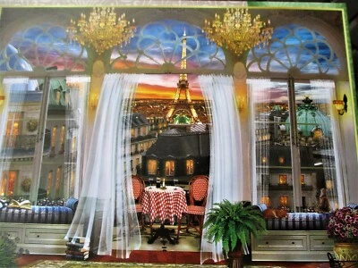 1,000 Piece David Maclean Art Puzzle" Paris Rooftop View" 26.75" x 19.75"  - Image 1 of 4