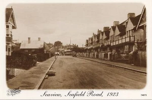 (cb06) Seaview Seafield Road 1923 Repro - Isle of Wight Postcard - Picture 1 of 2