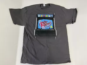 2017 Dr Pepper “ Pick You’re Pepper” Eight bit arcade Promo Gray T-shirt - Picture 1 of 2
