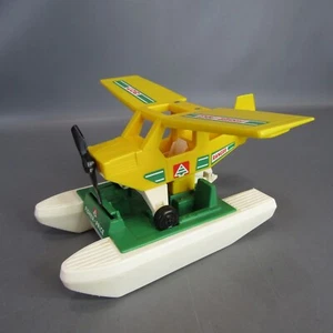 Vintage Fisher Price 307 Ranger Plane Yellow 1976 Made in USA Adventure People - Imagen 1 de 10