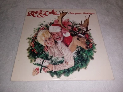 Vintage Kenny Rogers Dolly Parton Vinyl Once Upon A Christmas RCA Country 1984 - Image 1 of 4