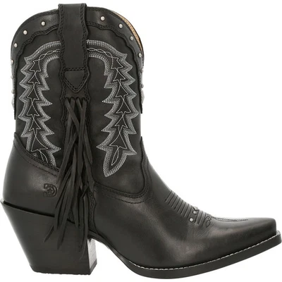 Durango Crush DRD0432 Womens Black Leather Zipper Cowboy Western Boots 9.5 - Image 1 of 4