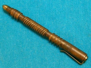 RICK HINDERER KNIVES USA HK-0601 COPPER BATTLEFIELD IVESTIGATOR INK PEN TACTICAL - Picture 1 of 12