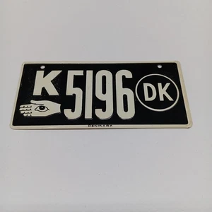 Matrícula miniatura Wheaties 1953 Dinamarca para bicicleta de metal - Imagen 1 de 2