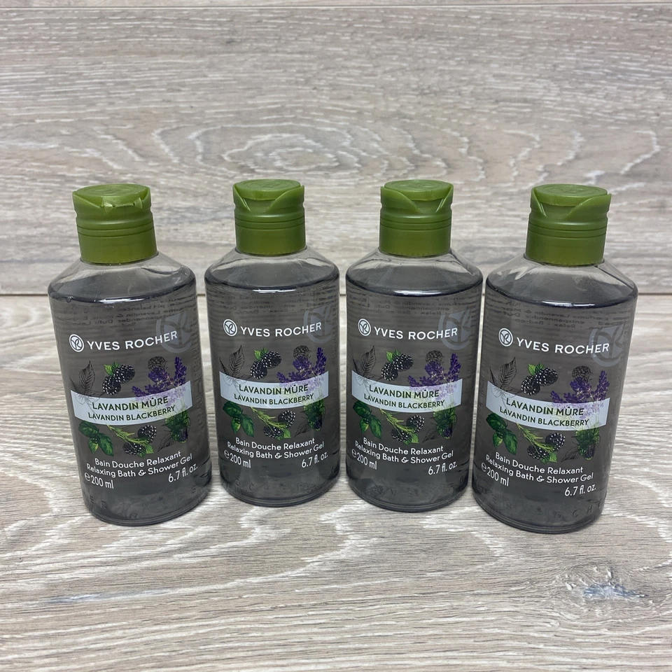 Yves Rocher Lavender Blackberry Shower Bath GEL 200ml 6.7oz Dove Body Lotion
