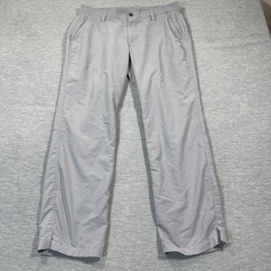 Under Armour Pants Men 36x30 Gray Flat Front Golf Stretch Lightweight - Picture 1 of 8