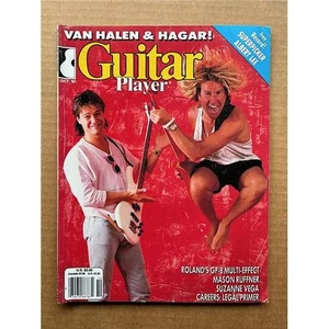 VAN HALEN GUITAR PLAYER MAGAZINE OCTOBER 1987 - VAN HALEN  COVER WITH FEATURE IN - Picture 1 of 2
