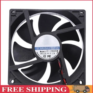 YD-129025SM DC 12V Cooler Fan 90x90x25mm 7 Blades Computer PC Cooling Fan - Bild 1 von 10